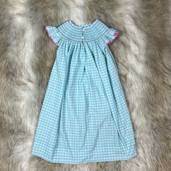 4T Addie & Hadlie Birthday Party Sleeveless Plaid Dress - Picture 7 of 11